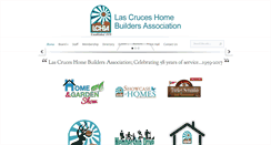 Desktop Screenshot of lascruceshomebuildersassociation.com